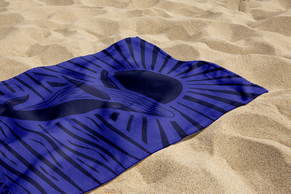 Toalla Microfibra Pacifico Azul
